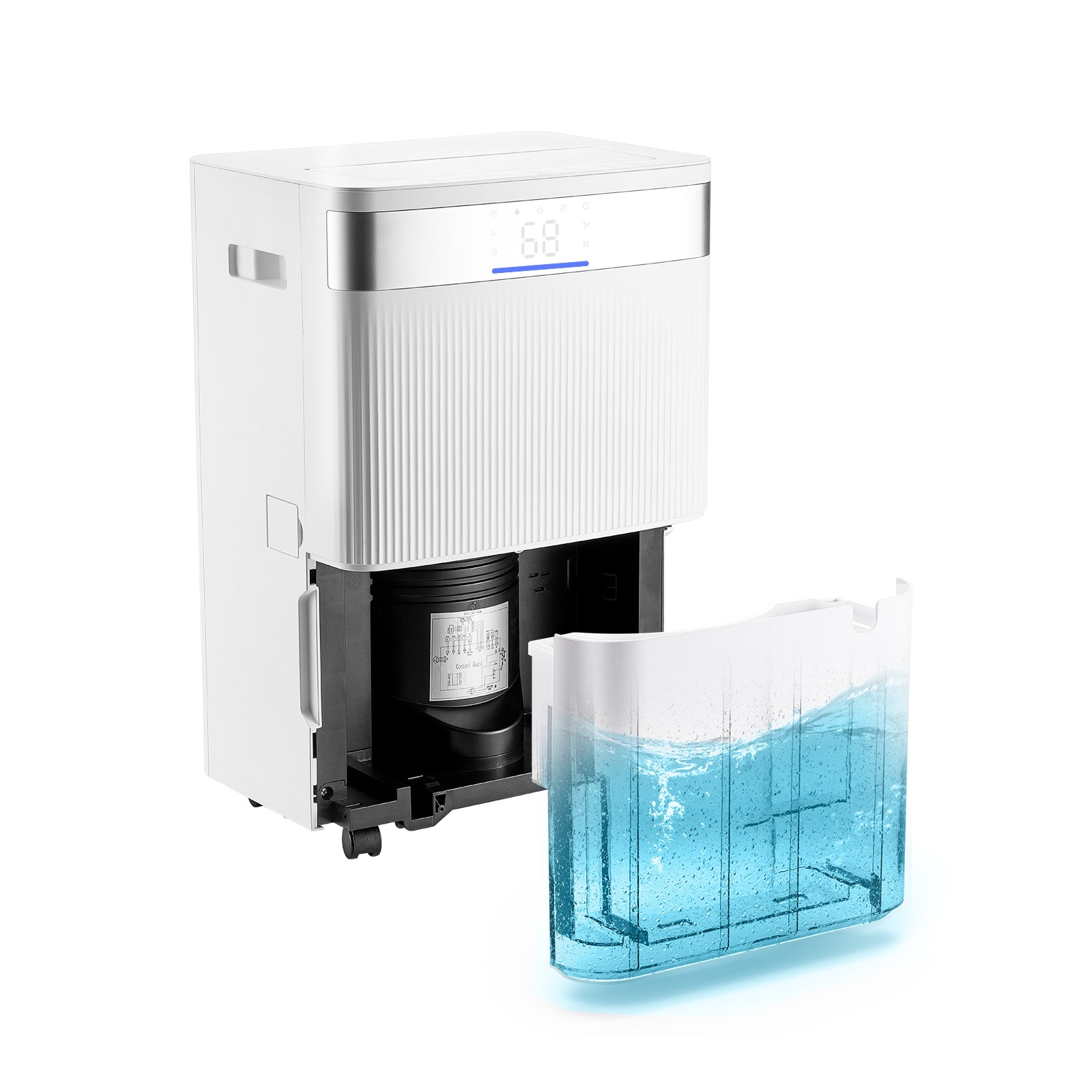 80 Pints Dehumidifier For Home And Basement Smart Humidity Low Noise For Room_voghion.com